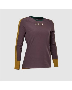Fox racing w defend thermal jersey emerald 2023 maglia donna maniche lunghe MTB