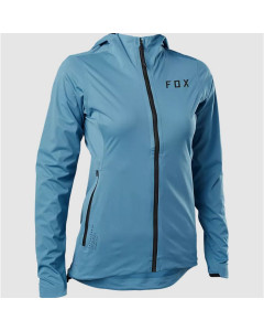 Fox racing w flexair lite water jacket dust blue 2023 giacca donna mtb