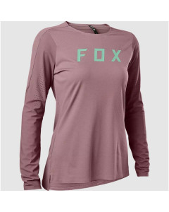 Fox racing w flexair pro ls jersey plume 2023 maglia donna mtb