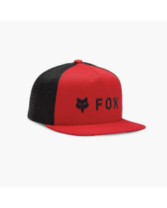 Fox racing yth absolute snapback mesh hat flame red cappellino ragazzo 2024