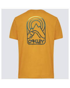 Oakley mountain sun b1b tee amber yellow
