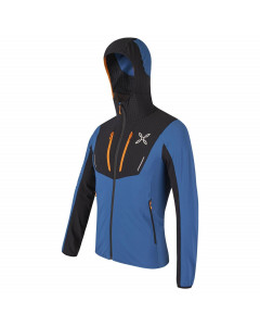 Montura ski style hoody jacket deep blue mandarino