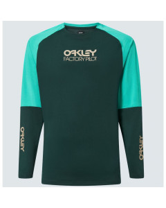 Oakley factory pilot MTB ls jersey hunter green maglia