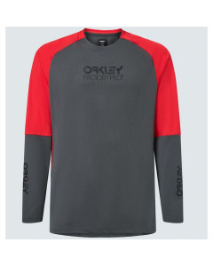 Oakley factory pilot MTB ls jersey uniform grey maglia