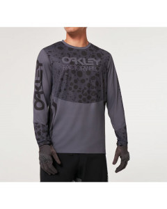 Oakley maven rc ls jersey black frog maglia maniche lunghe 2023