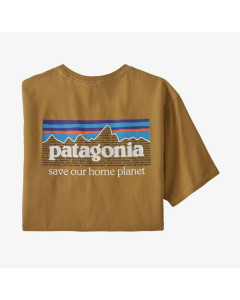 Patagonia m's p-6 mission organic t-shirt oaks brown