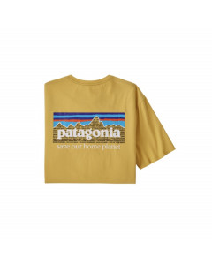 Patagonia m's p-6 mission organic t-shirt surfboard yellow