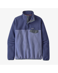 Patagonia w's lightweight synchilla snap-t fleece pullover light current blue