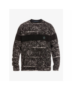 Quiksilver flame on fleece high heritage snow white 