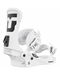 Union bindings force classic team white attacchi snowboard 2024