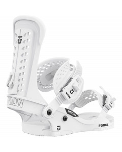Union bindings force classic white attacchi snowboard 2024
