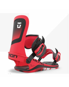 Union bindings ultra hot red attacchi snowboard 2025