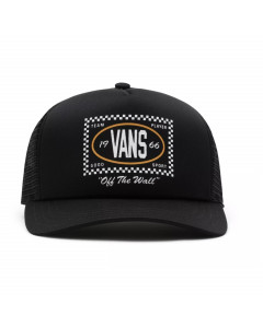 Vans checkers curved hat black 