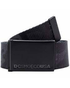 Dc shoes web belt black camo cintura 