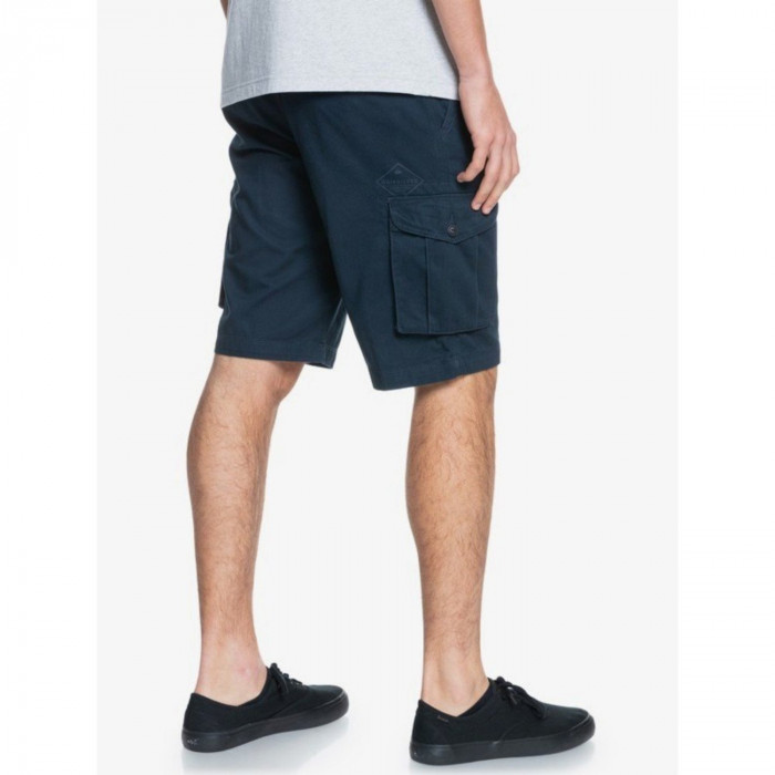 Quiksilver crucial battle cargo shorts pantaloncini new bermuda navy SnowStore blazer - tasconi