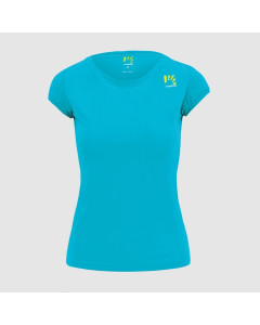 Karpos easygoing w jersey blue atoll t-shirt donnna