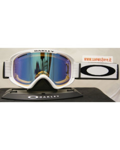 Oakley o2 xm matte white hi yellow iridium maschera