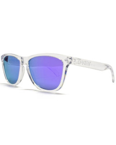Oakley frogskins polished clear prizm violet iridium