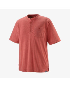 Patagonia m's capilene cool trail bike henley shirt hot ember