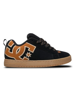 Dc shoes court graffik black brown gum scarpe skate 2026