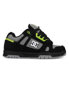 Dc shoes stag black grey lime scarpe skate 2026