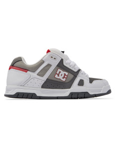 Dc shoes stag white grey grey scarpe skate