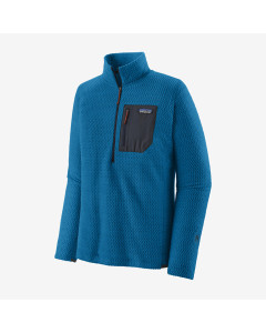 Patagonia m's R1 air zip neck endless blue pile tecnico