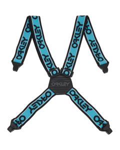 Oakley factory suspenders bright blue blackout