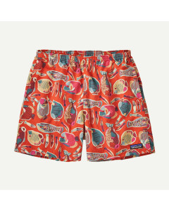 Patagonia m's baggies shorts 5'' wrasse pollinator orange bermuda shorts