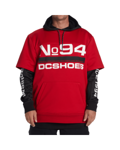 Dc shoes dryden 3 in 1 hoodie barbados cherry felpa tecnica 2025