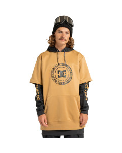 Dc shoes dryden 3 in 1 hoodie mustard gold felpa tecnica dwr 2026