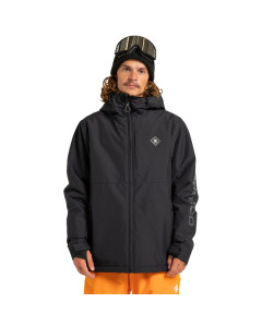 Dc shoes basis jacket black giacca 10k snowboard 2026