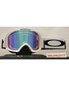 Oakley o2 xl matte white violet iridium maschera