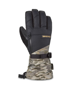 Dakine m's titan gore-tex glove vintage camo yellow 