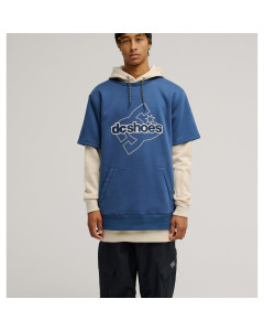 Dc shoes dryden 3 in 1 hoodie dark denim felpa tecnica dwr 2027