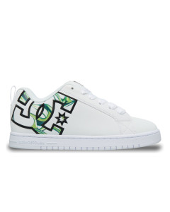Dc shoes court graffik liquid fuego white scarpe skate 2026