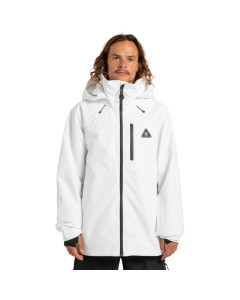 Dc shoes basis 30k jacket white black 2026 giacca snowboard