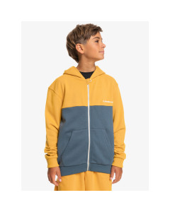 Quiksilver felpa ragazzo easy day block zip youth bright gold 2023