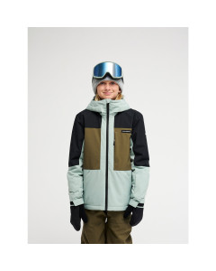 Quiksilver forever 20k youth jacket iceberg green giacca snowboard ragazzo 2027