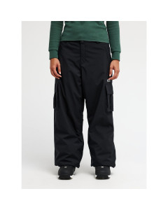 Quiksilver w lit cargo 20k pant black pantaloni donna snowboard 2027