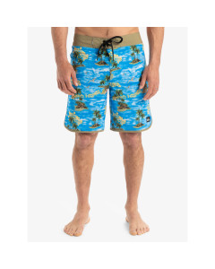 Quiksilver highline scallop 19'' boardshort coronet blue naturama 2025 costume