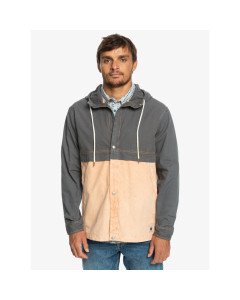 Quiksilver giacca con cappuccio natural surf jacket cafe creme 2023