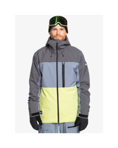 Quiksilver sycamore jacket dark shadow 10k 2025 giacca snowboard