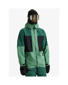 Quiksilver forever stretch gore-tex jacket dark ivy 2026 giacca snowboard