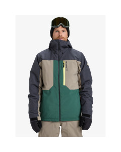 Quiksilver dawson jacket 10k trekking green giacca snowboard 2026