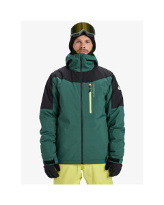 Quiksilver titano jacket 10k trekking green giacca snowboard 2026
