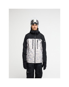 Quiksilver sycamore 20k jacket ice camo bone white giacca tecnica snowboard 2027