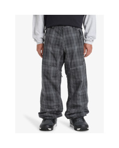 Quiksilver live wire pant mercury check true black 10k pantaloni snowboard 2026