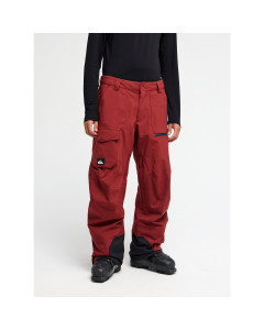 Quiksilver utility 20k pant oxblood red pantaloni tecnici snowboard 2027