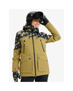 Roxy stated jacket 20k fennel seed big flowers giacca snowboard donna 2026